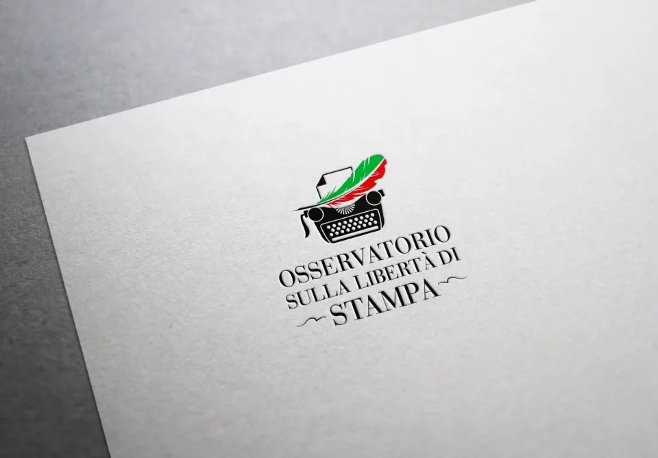 Il marchio Osservatorio sulla libertà di stampa su carta